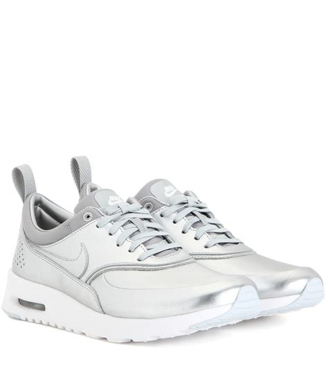 Nike Air Max silver shoes